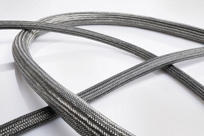 Geflechtschlauch zur elektromagnetischen Abschirmung