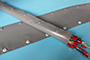 PVC Kabelschlauch mit Knopfverschluss
