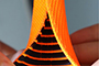 Doppelschicht-Gewebeschrumpfschlauch (orangefarben)